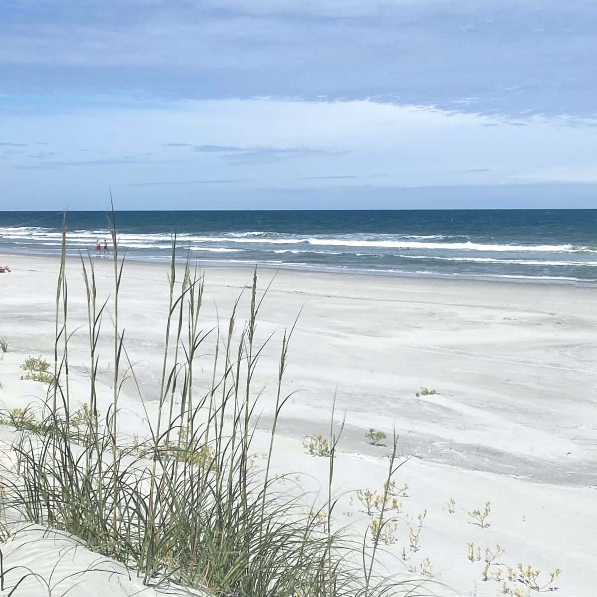 View of a beautiful beach in coastal North Carolina.