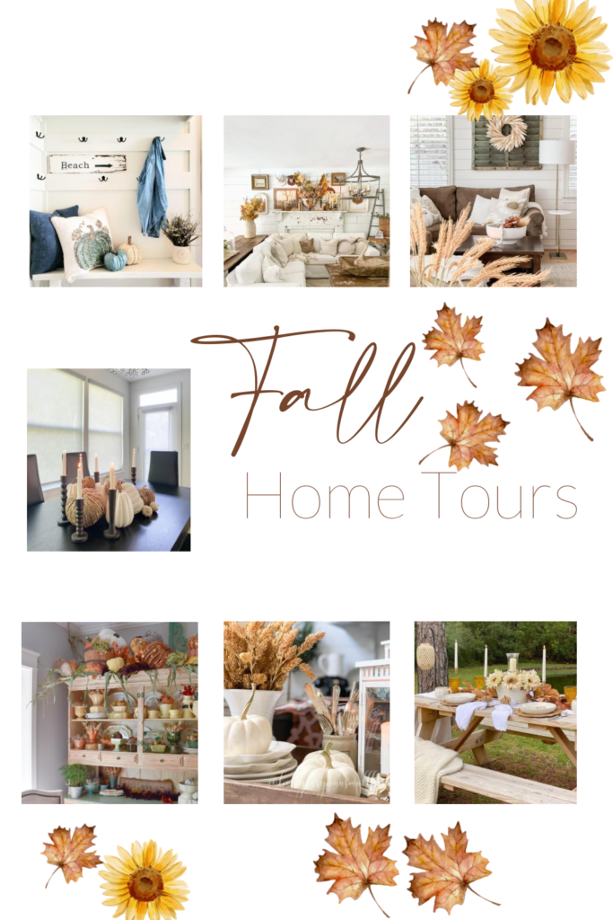 Pinterest Pin with a collection of all the accounts sharing fall inspiration.