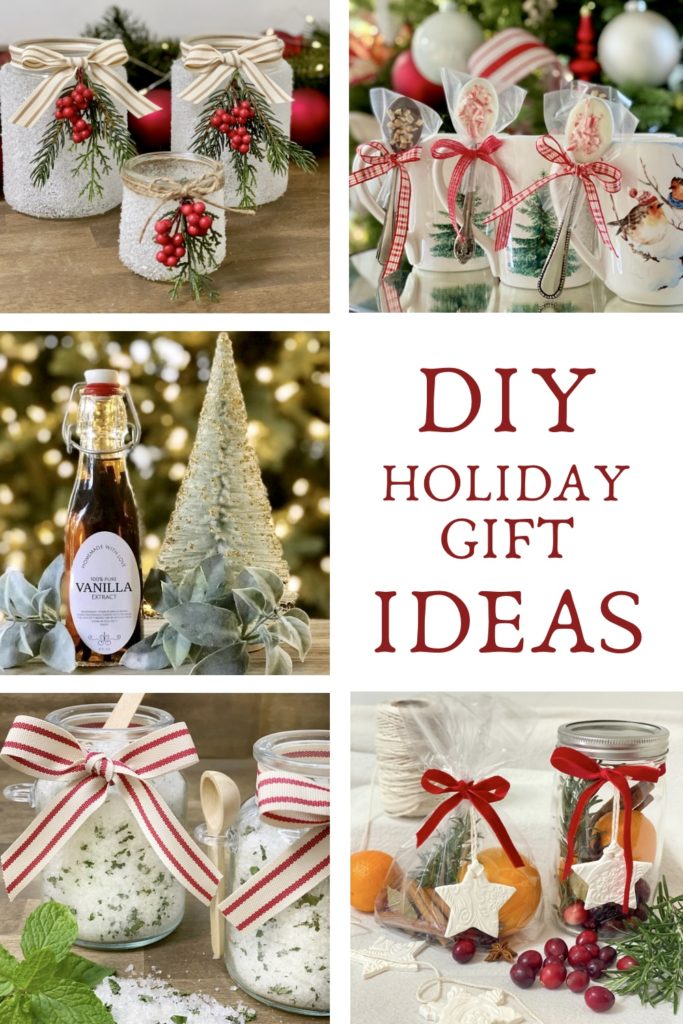 Pinterest Pin for DIY holiday gift ideas.