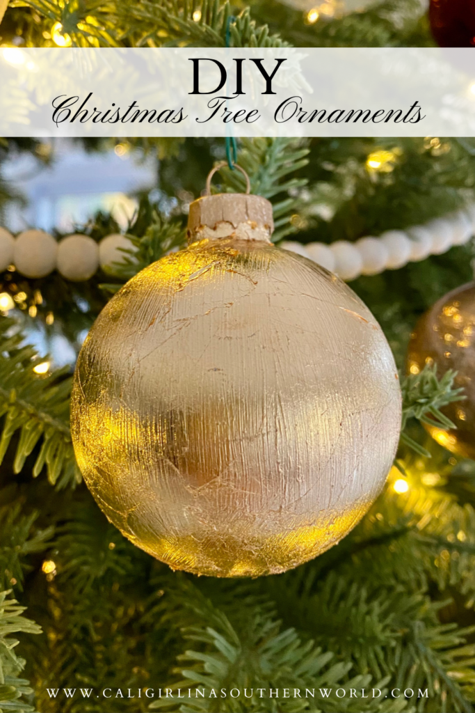 Pinterest Pin for DIY Christmas Tree Ornaments