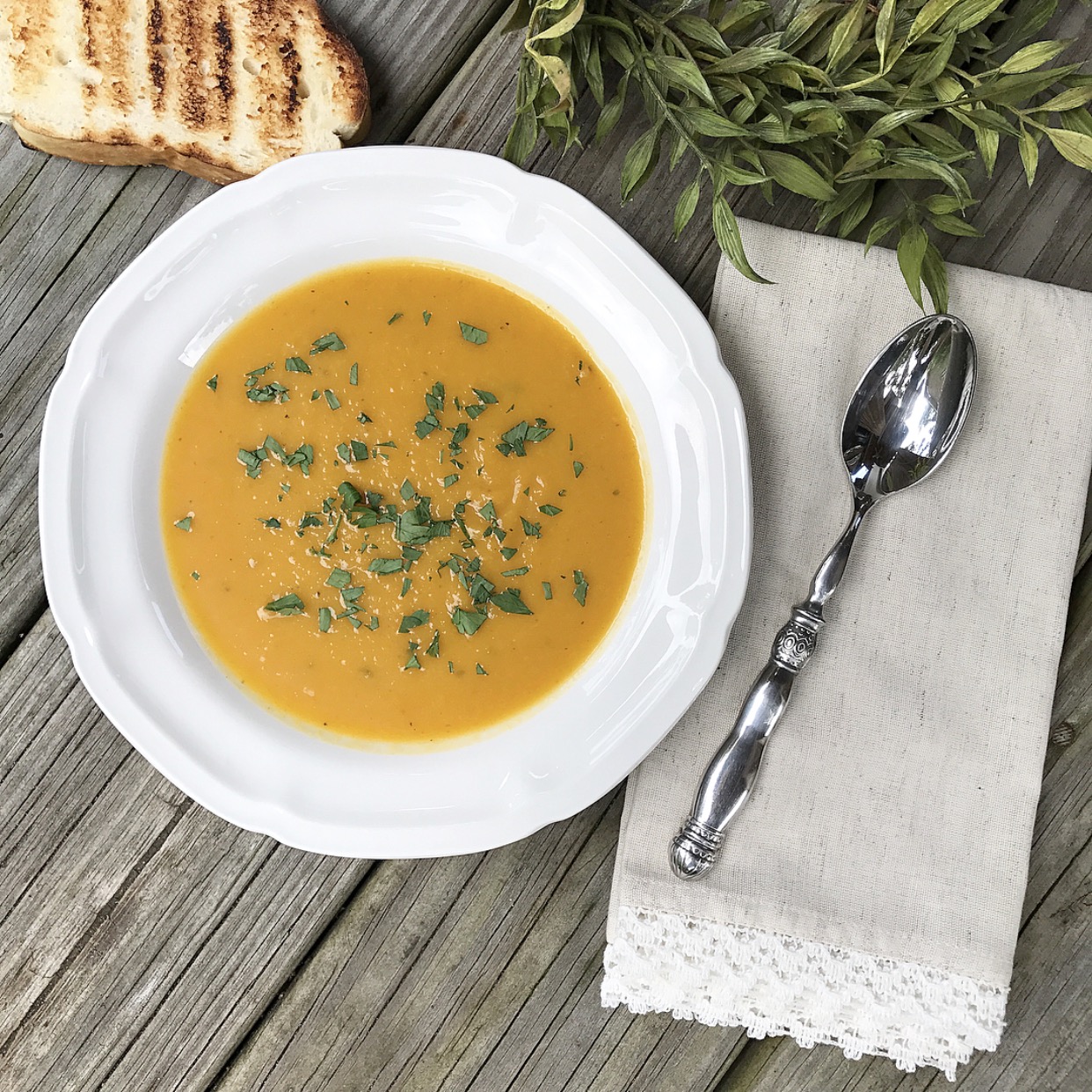 Flavors of Fall: Butternut Squash Ginger Soup