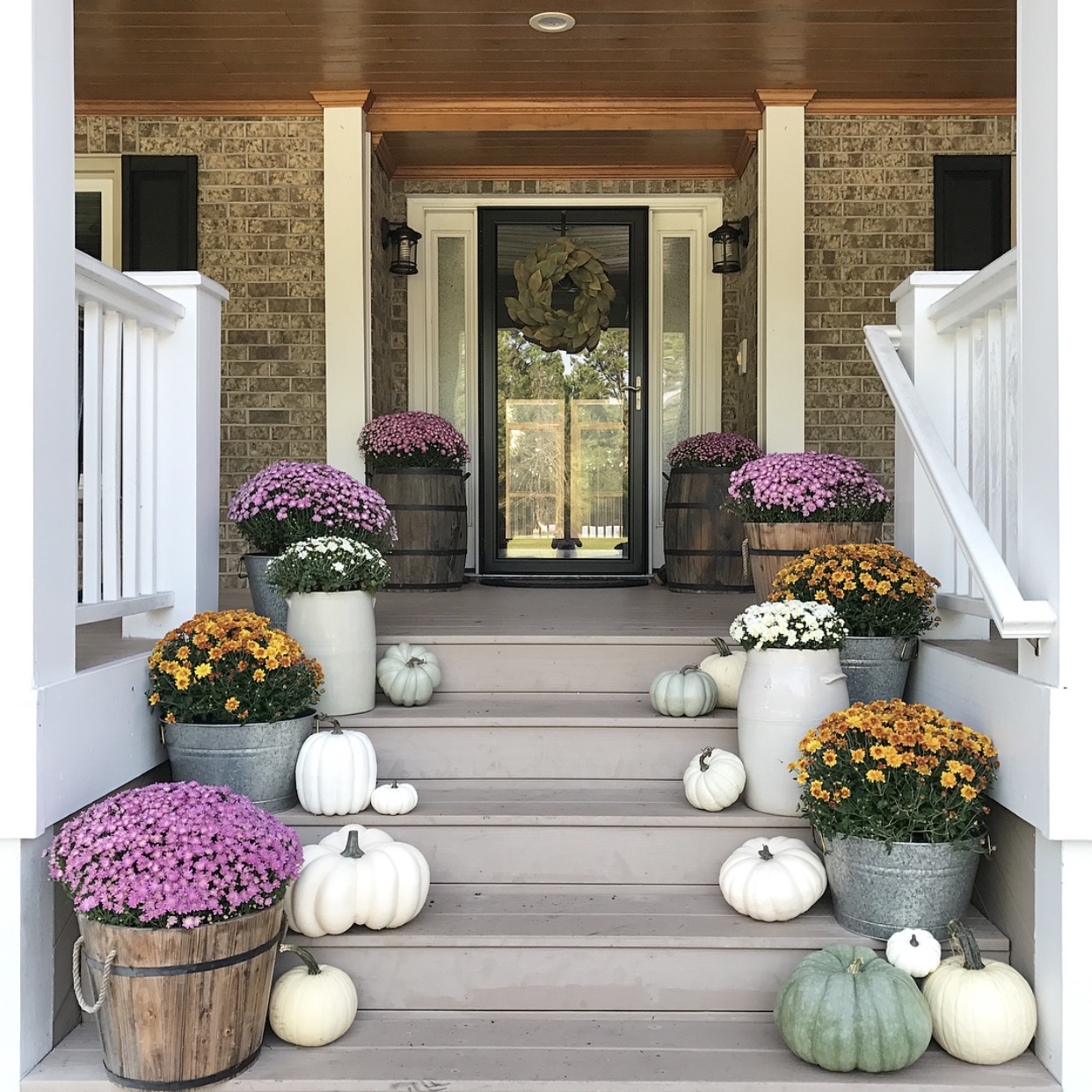 Fall Outdoor Tour- Front Steps
