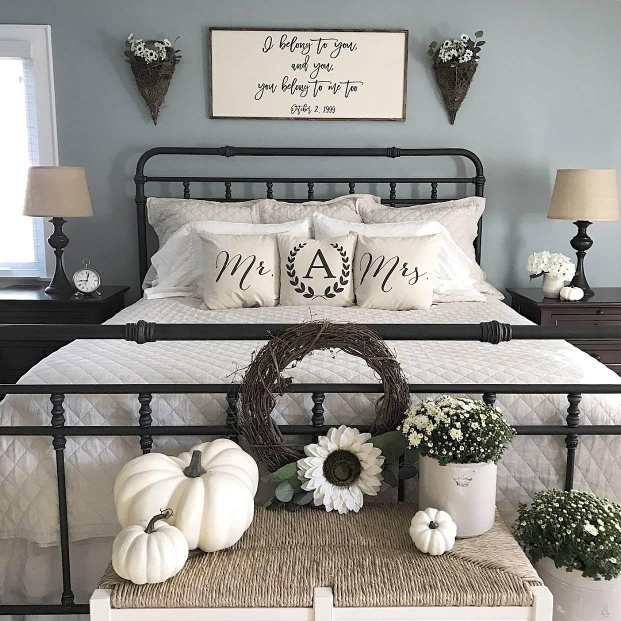 Fall Master Bedroom