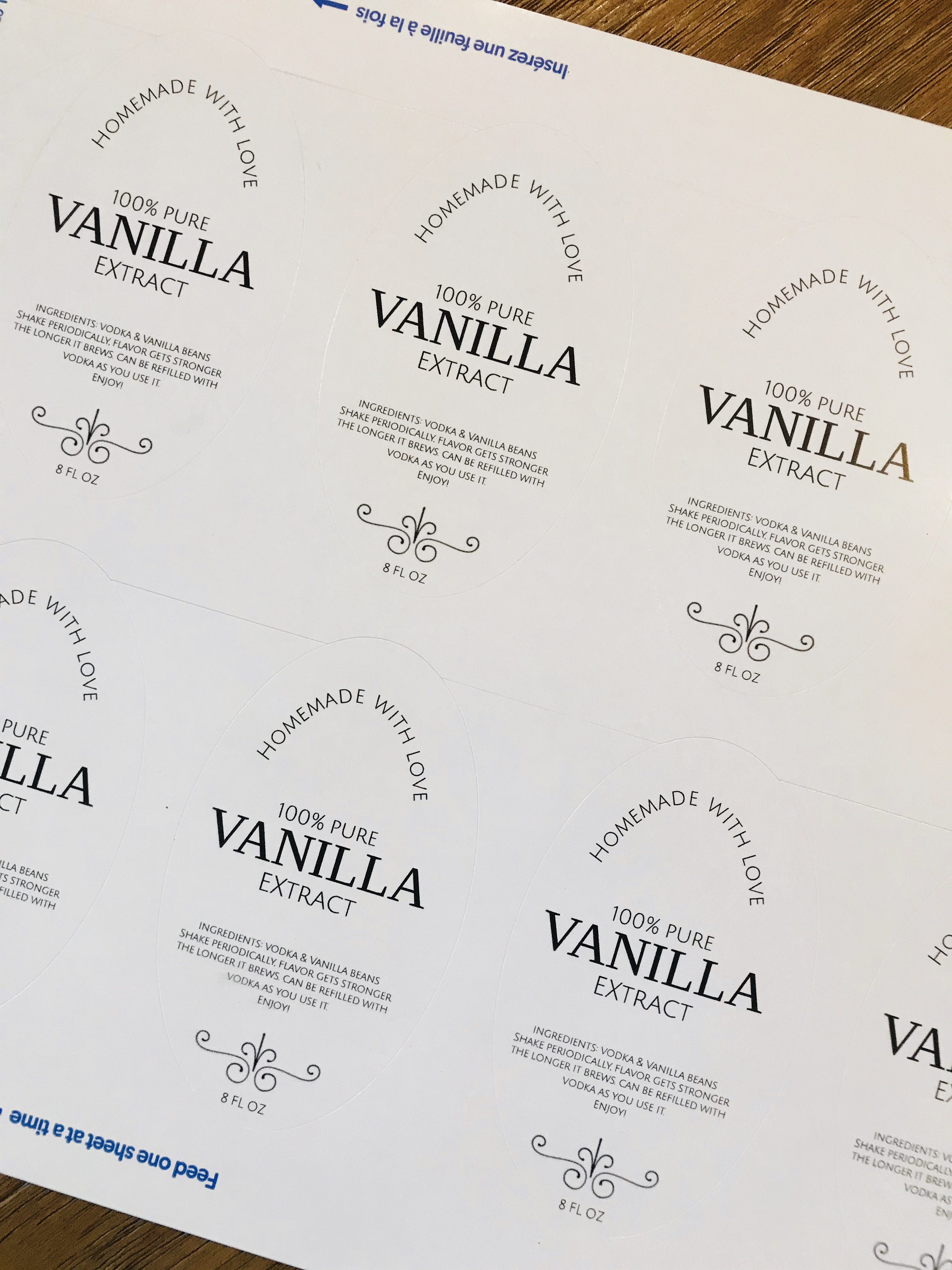Handmade Vanilla Extract Digital Download