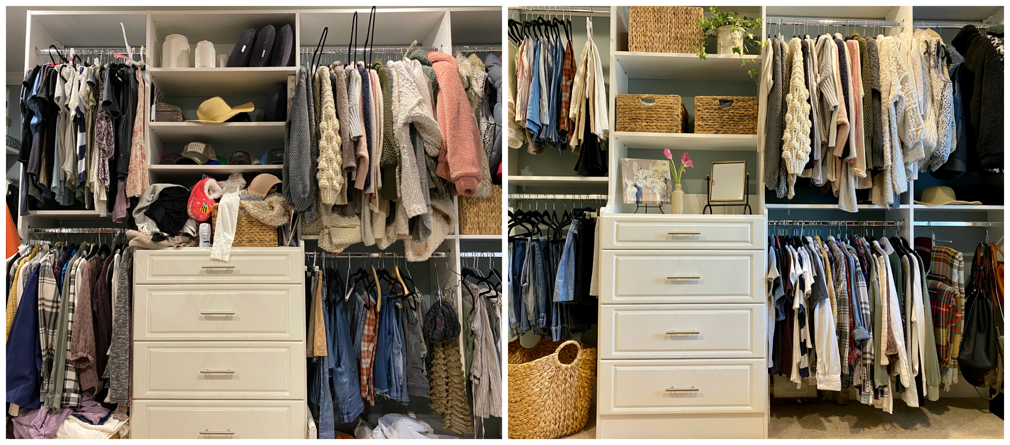 Master Bedroom Closet Re-Organization with Wayfair - Cali Girl In A  Southern World