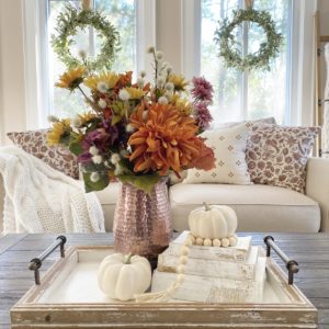 5 Minute Fall Vignettes - Easy Decorating - Cali Girl In A Southern World